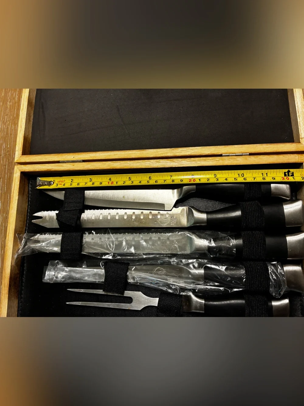 Gourmet Tradition Stainless Steel industrial Carving and Serving Knife Set